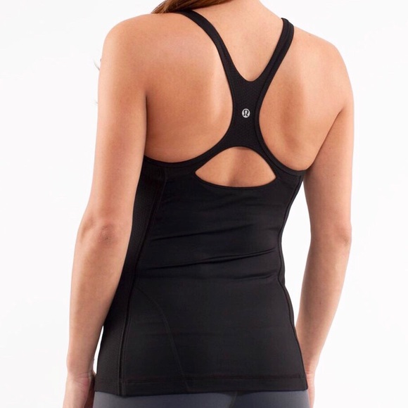lululemon athletica Tops - Lululemon V-Neck Ruched Keyhole Open Back Tank Top